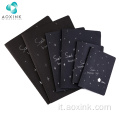 Black Card Notebook Pagina vuota Notebook Student Stitch